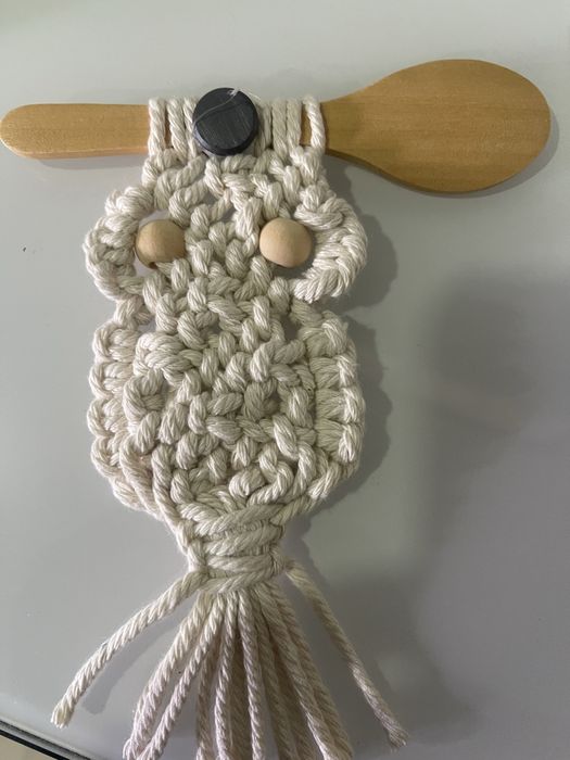 Iman Coruja em Macrame