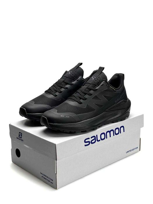 АКЦІЯ! Кросівки Salomon Elixir Activ GTX All Black 41 - 46 термо