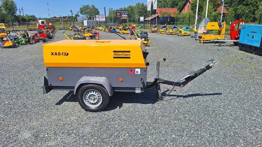 Kompresor Śrubowy Sprężarka ATLAS COPCO XAS 67 2015 Nr 803 Wolf
