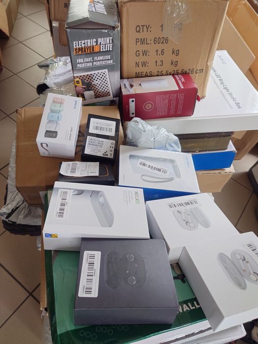 Zwroty z TEMU Boxy Mix 10 produktów DUŻA PACZKA Gwarancja zarobku