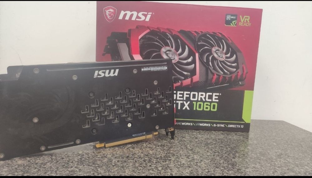 Топовая MSI Gaming X GTX 1060 6-Gb Любые тесты Магазин NEON