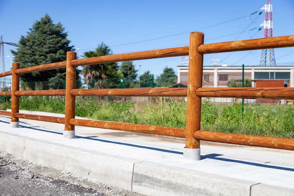 Ogrodzenie Drewniane Padok Zagroda Płot z Bali Lonżownik