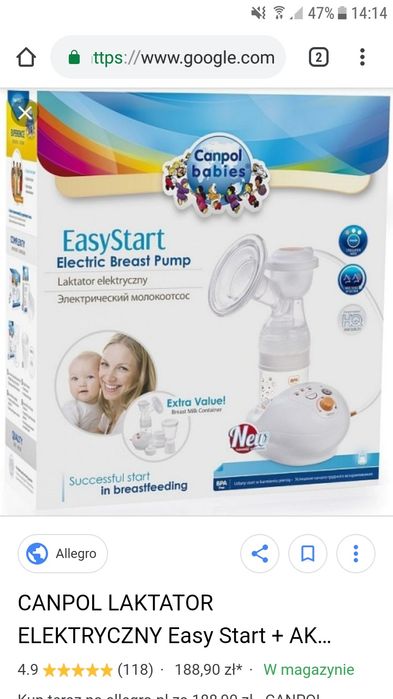canpol easy start - laktator elektryczny
