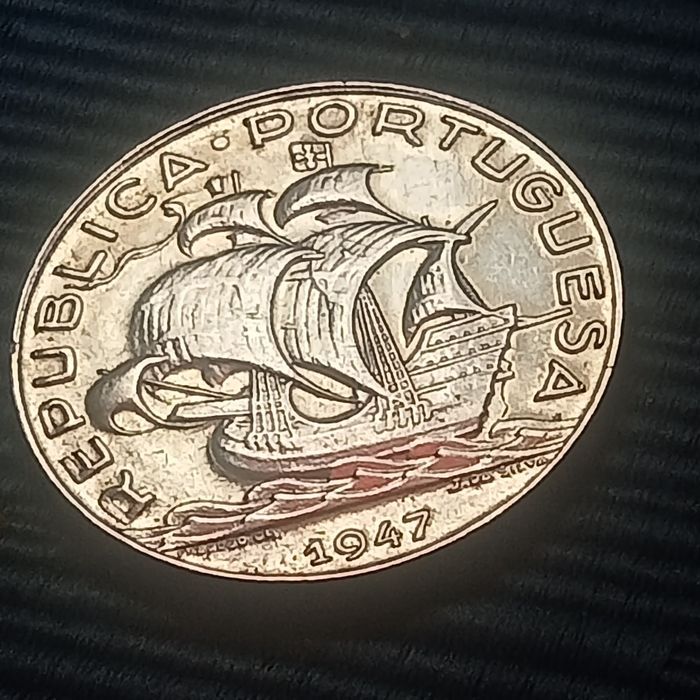 moeda em prata 5.00 1947