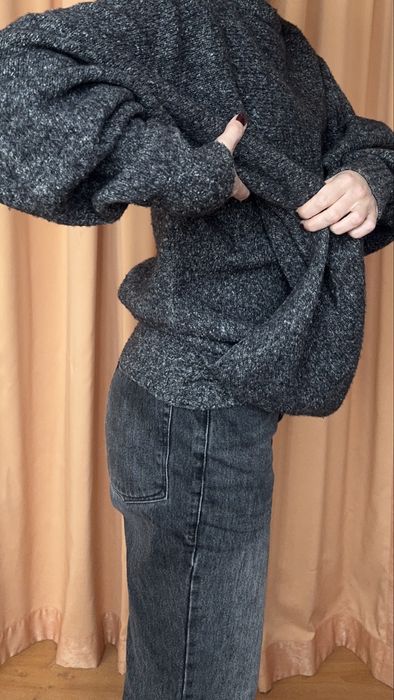 Обʼємний вовна/альпака/кашемір светр з кишенею Raey