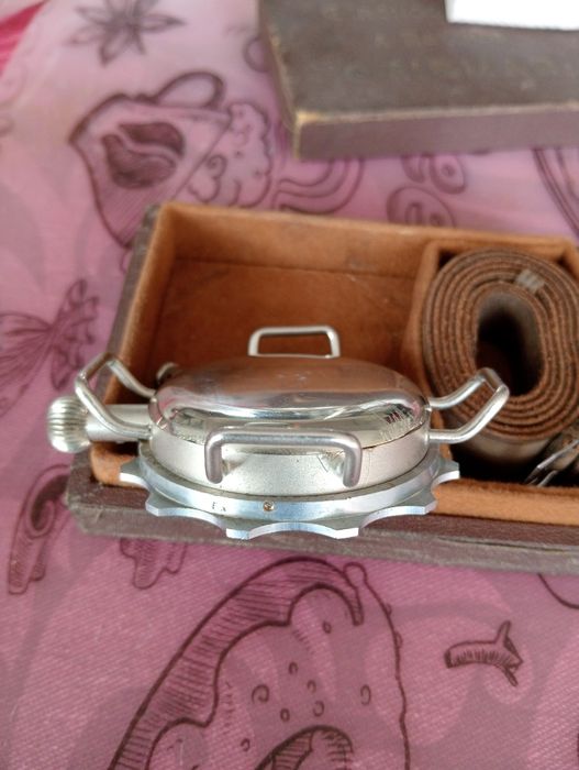 Cronografo Piloto militar. GEISMAR, CRONÓGRAFO A RETORNO, bombardeiro