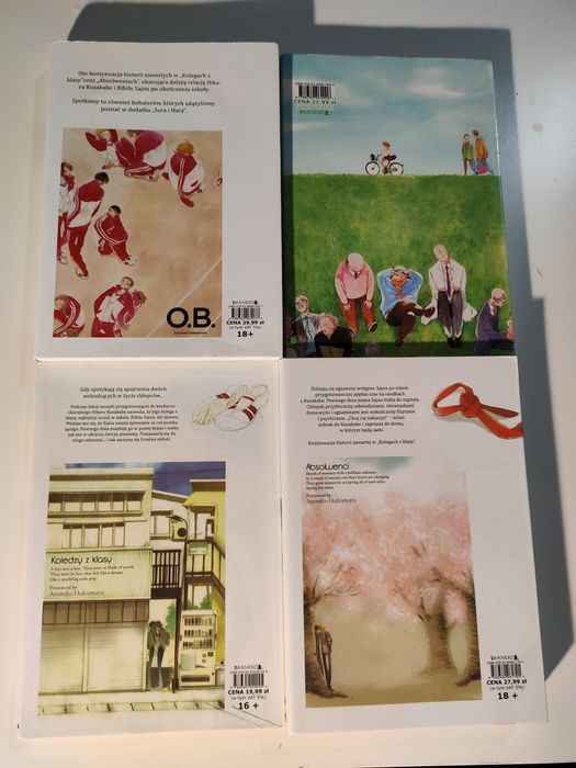 Koledzy z klasy, Absolwenci, O.B, Sora i Hara, mangi, unikaty, zestaw