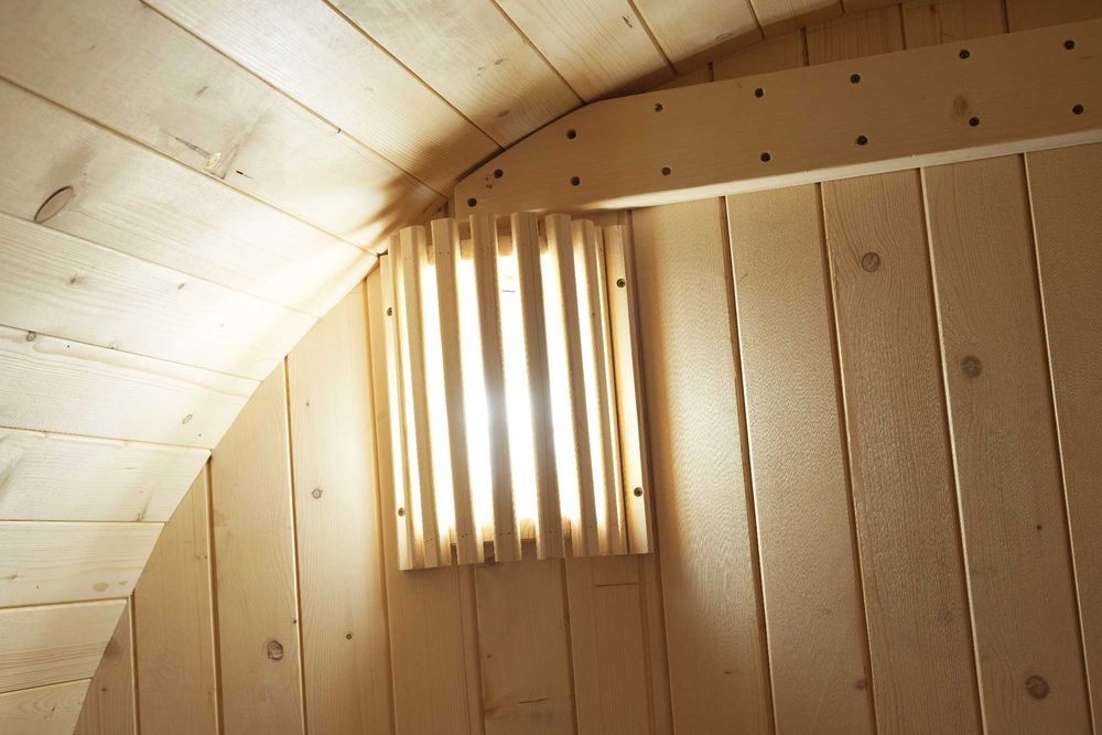 Sauna Fińska BECZKA 4os piec 6KW Harvia