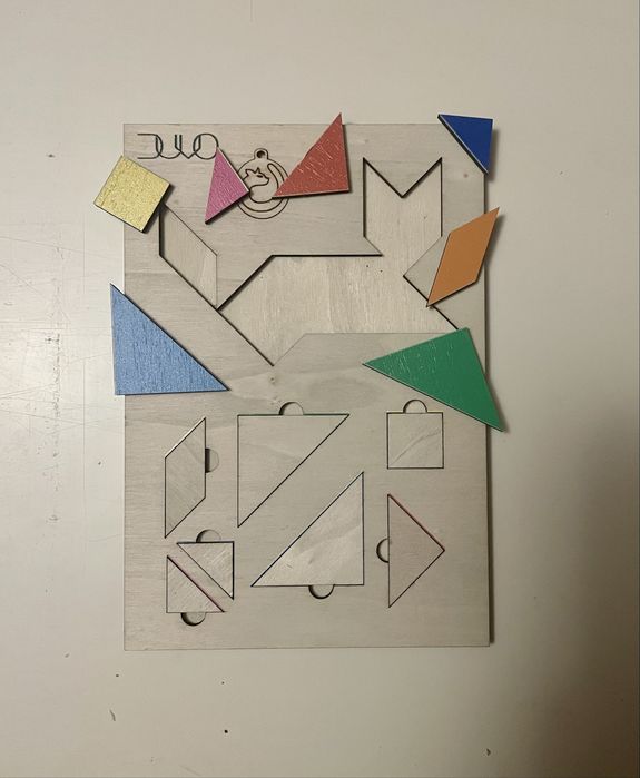 Деревʼяна головоломка Котопазл