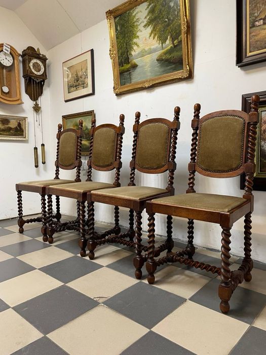 Стіл круглий бароко стільці дерево стол стулья 2825 2826