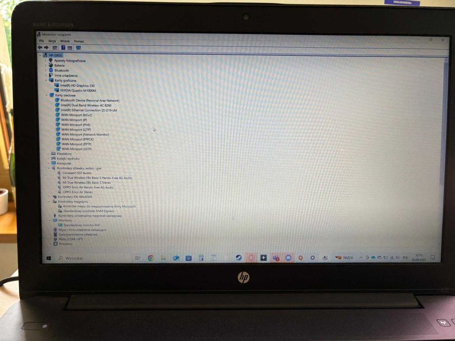 Laptop HP ZBOOK 15 G3 32GB RAM + stacja dokująca + zasilacz