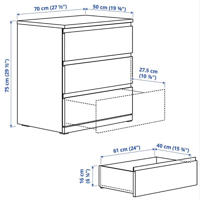 Comoda IKEA - Skortlinta