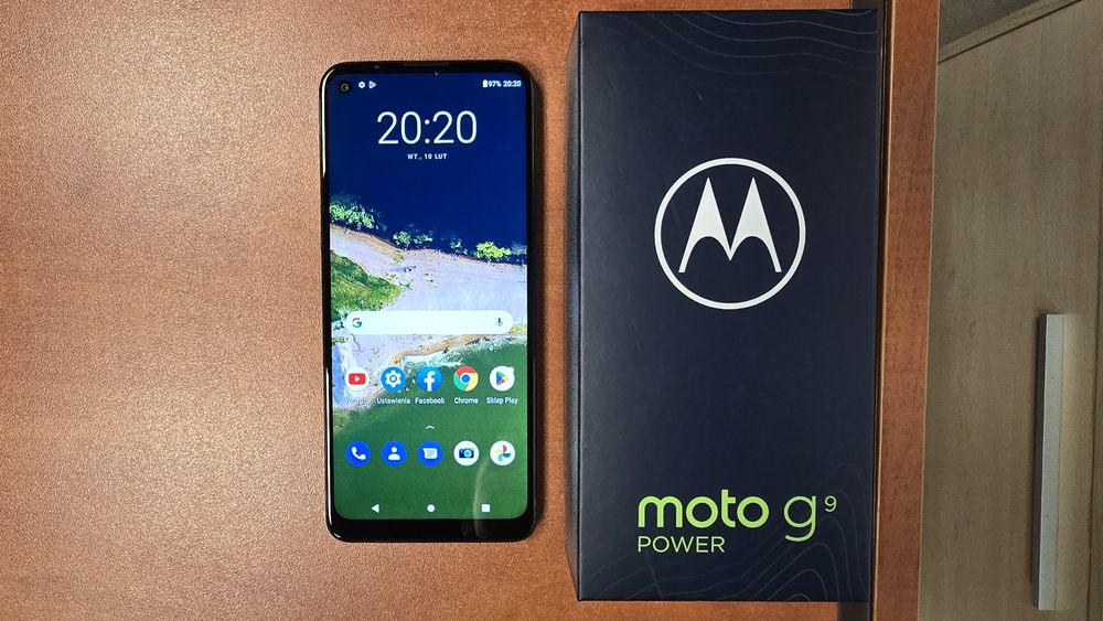 Motorola Moto G9 Power Dual Sim 128GB/4GB RAM szara, stan bdb