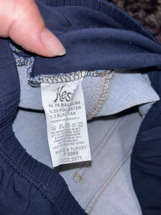 Spodnie ciążowe jeans w rozmiarze 36