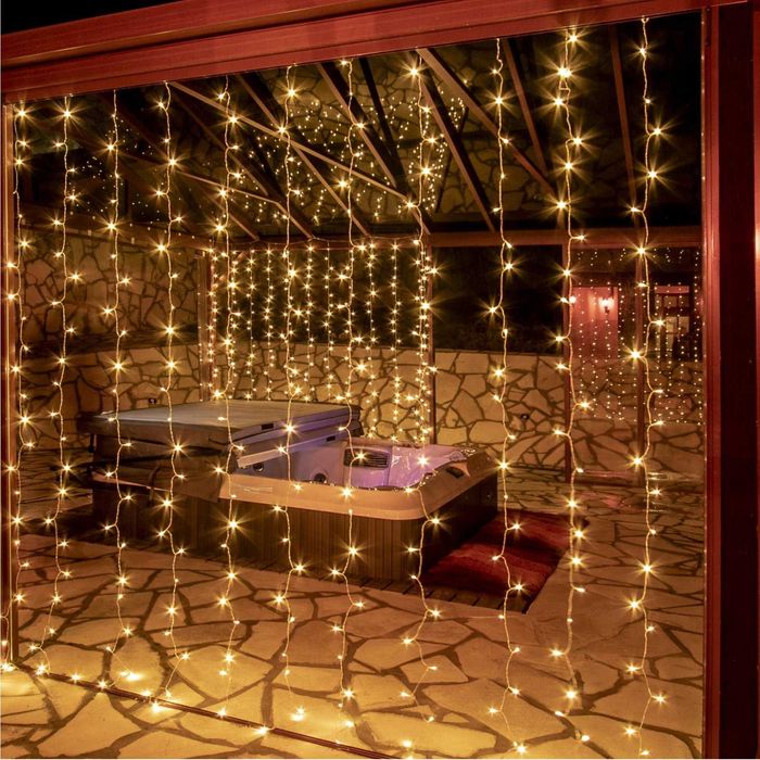 3x3m kurtyna świetlna led 300 diod