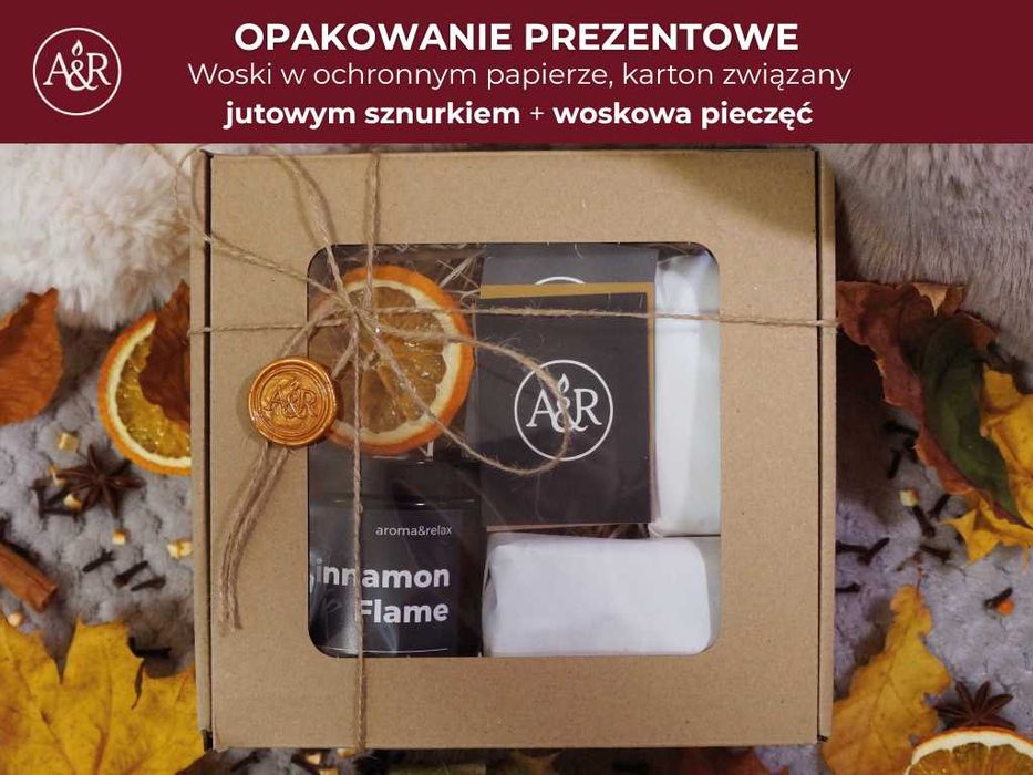 Zestaw Prezentowy Świeca Sojowa, Woski, Prezent na Święta, Rękodzieło