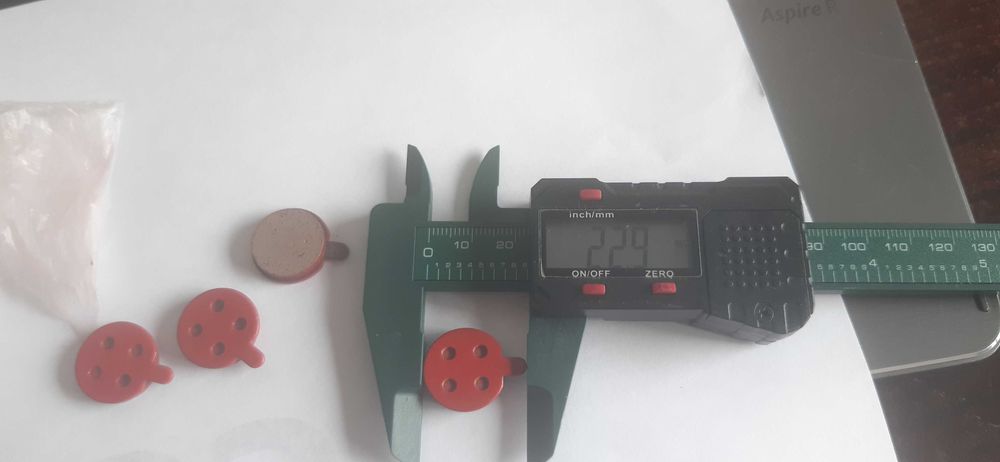 klocki hamulcowe okładziny do hulajnogi lub rowera 4 szt, okładziny