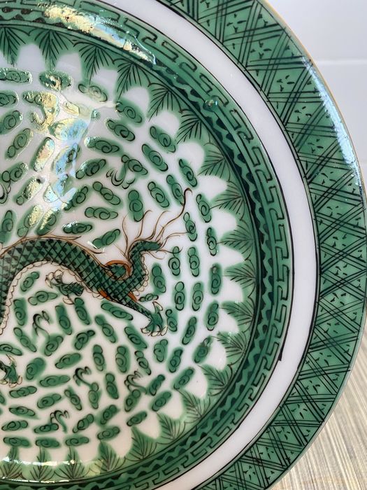 Prato de pocelana antiga chines