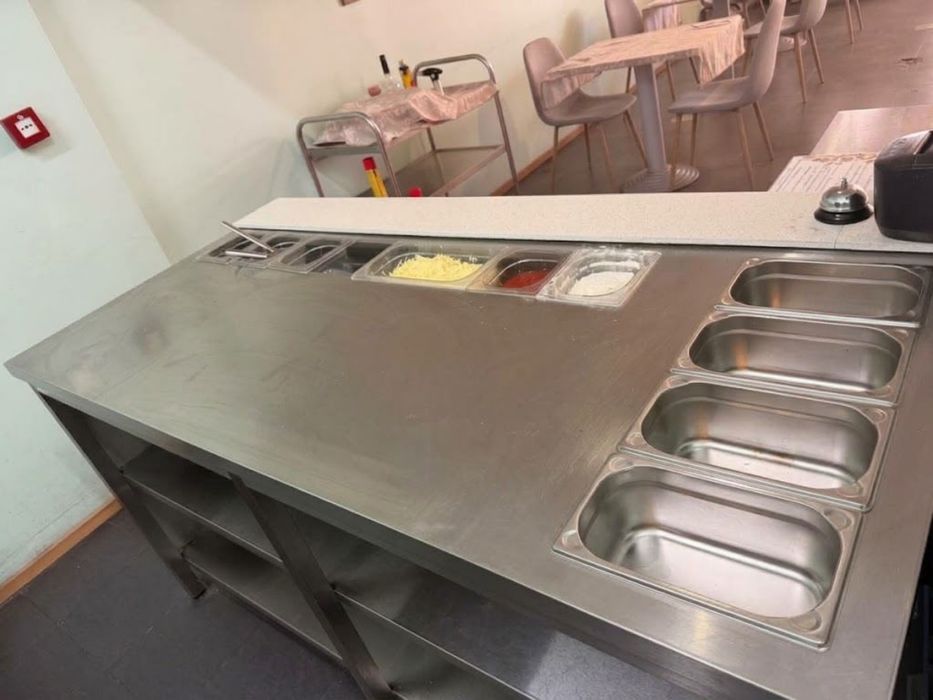 Bancada em aço inox