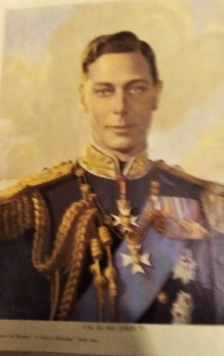 Fotografia Cliche Bobone; Rainha D. Amelia Manuel De Arriaga George VI
