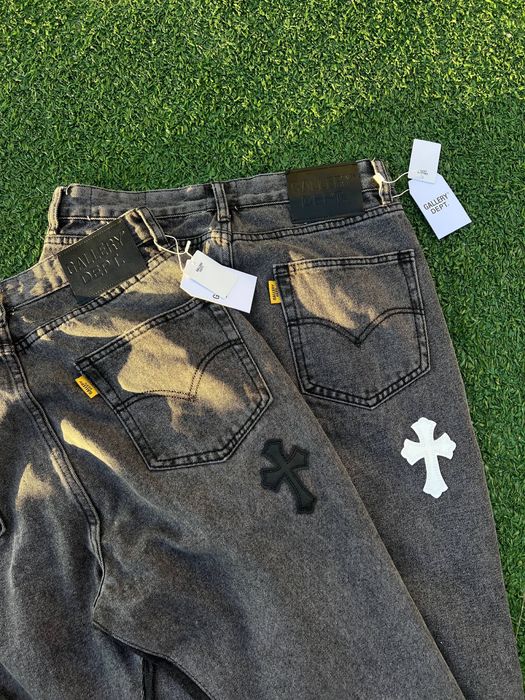 ‼️SALE‼️ Джинси Chrome hearts x Gallery dept (Flared,флеред,кльош)