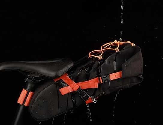 Duża torba podsiodłowa rowerowa sakwa pod siodełko wodoodrpona