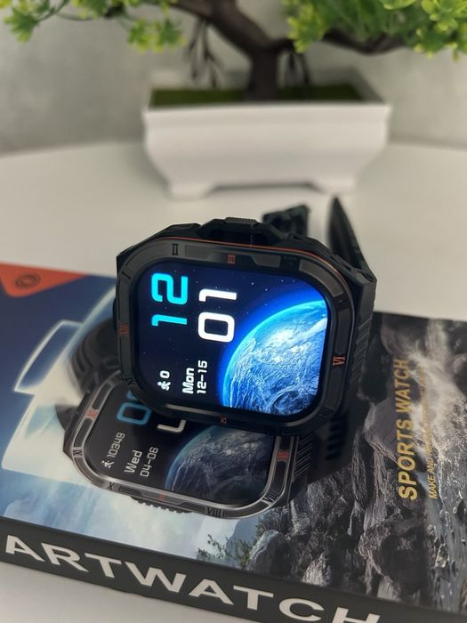 Тактичний годинник|Смарт часы|Smart Watch LIGE HT38