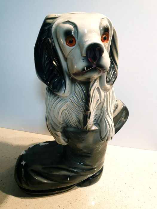 Lindo,  grande mealheiro vintage em cerâmica dos anos 70