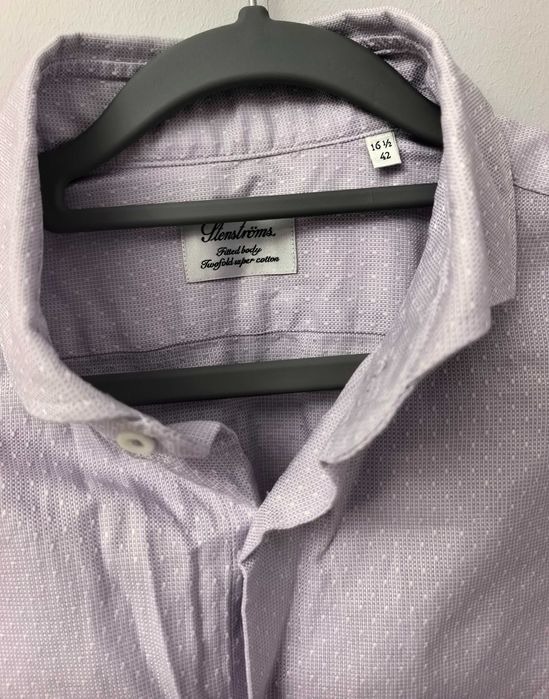 Elegancka, koszula męska Stenstroms 42  bawełna 100% cotton twofold L