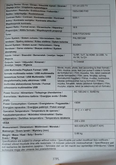 Telewizor Allview 40" FHD