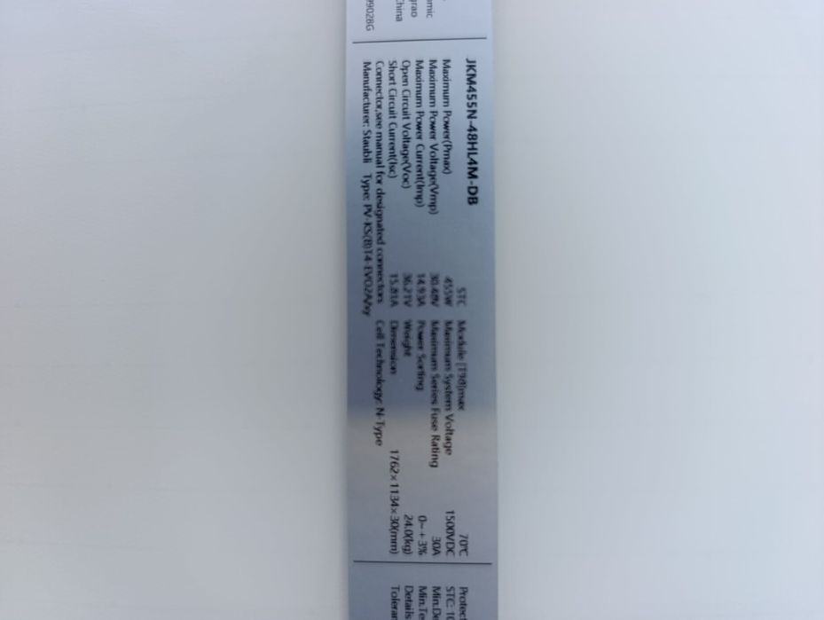 PIĘKNE! Panel fotowoltaiczny Jinko 455W full black okazja rynkowa