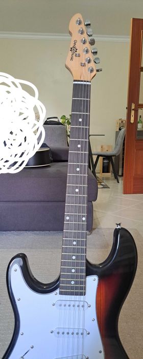 Linda Guitarra Eléctrica para principiantes ESQUERDINOS/CANHOTOS