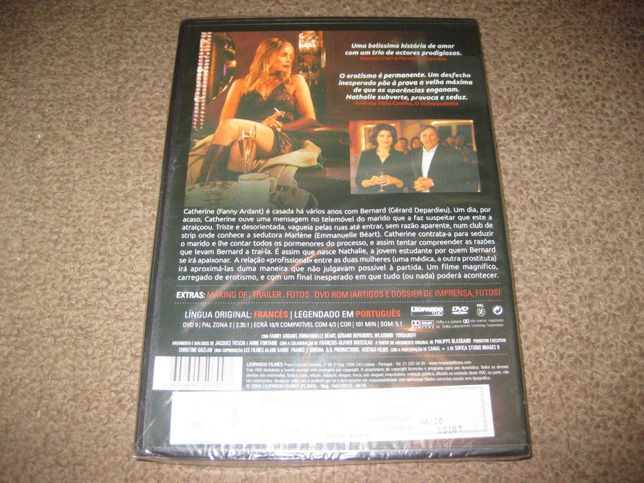 DVD "Nathalie" com Gérard Depardieu/Selado!