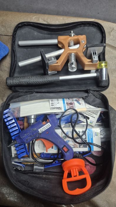 Pistola de Soldar plástico+Ferro de soldar+Tirar mossas sem pintar