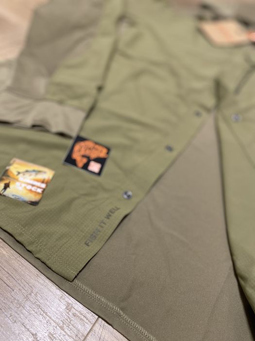 Літня чоловіча сорочка-худі Simms Intruder Hoody Bay Leaf UPF30