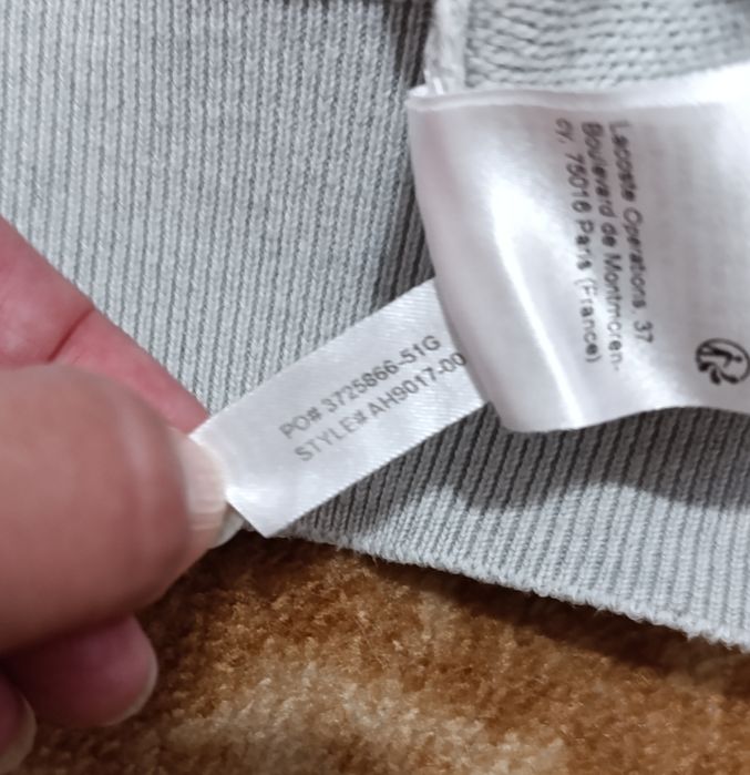 Светр чоловічий Lacoste оригінал котон кашемір