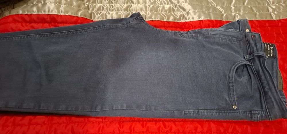 Calças de ganga azul marinho