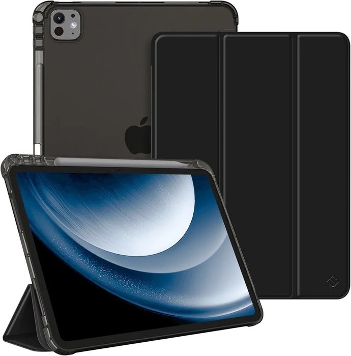 FINTIE Etui iPad Pro 11 cali M4 2024 Matowe, Czarne