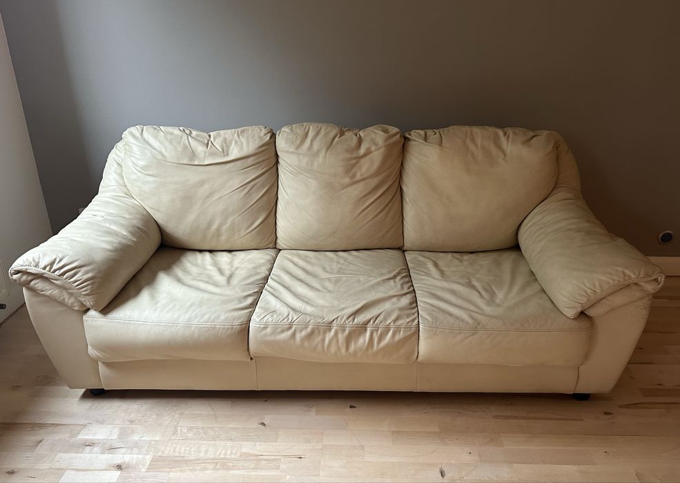 Kremowe Kanapy Skórzane Ikea
