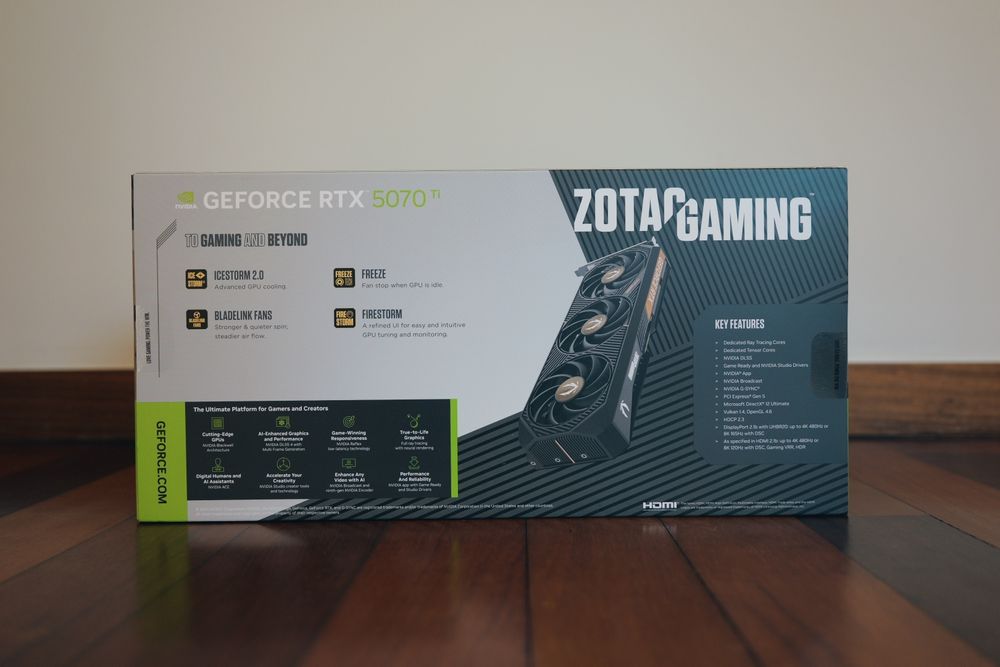 Nvidia RTX Zotac 5070ti *nova*