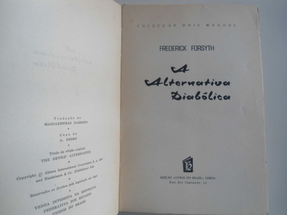 2 livros de Frederick Forsyth