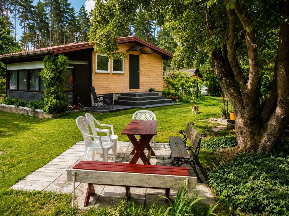 Działka BUDOWLANA 1239 m² + domek letniskowy + garaż | Jerzyska / Łochów - Widok 5