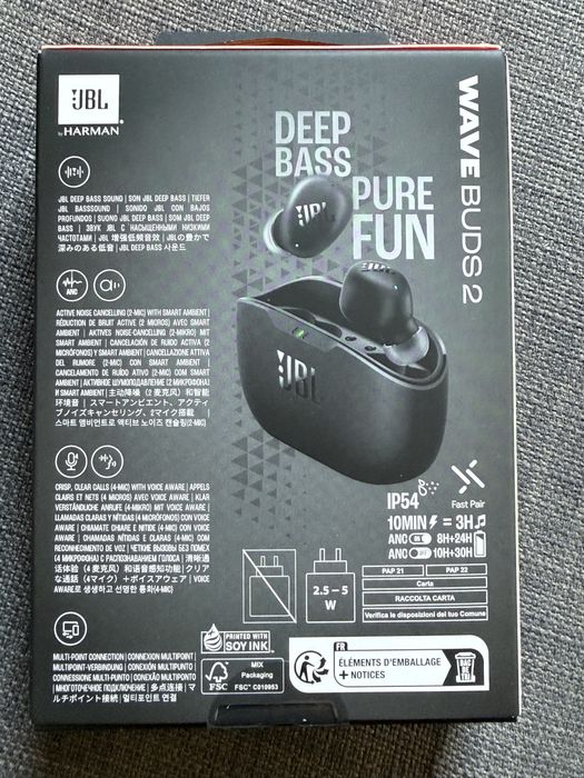 JBL Wave Buds 2 novos selados com garantia