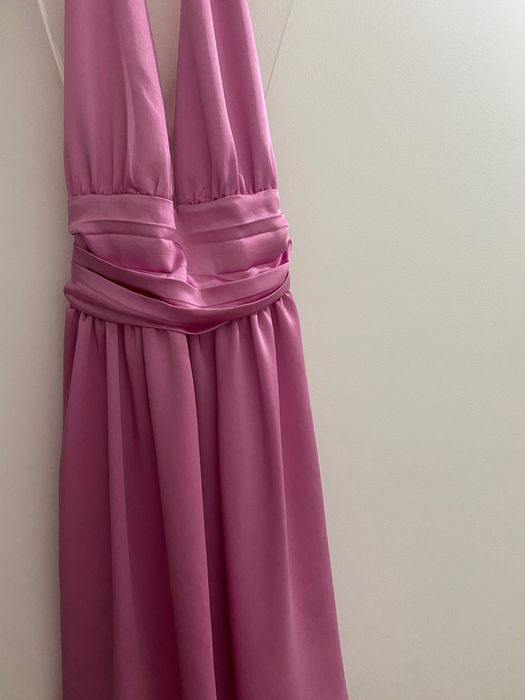 Vestido de Cetim NOVO para cerimónia