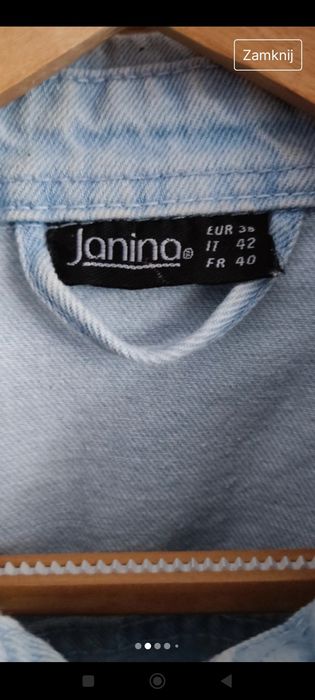 Kurtka damska jeansowa