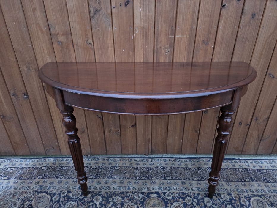 Konsola drewniana secesyjna stolik #2167 Stylowy Węgrów