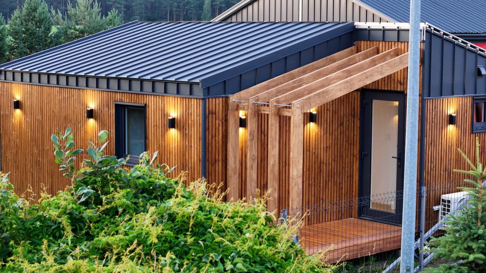 Domek letniskowy Duo 35 m kw + 20 m kw tarasów