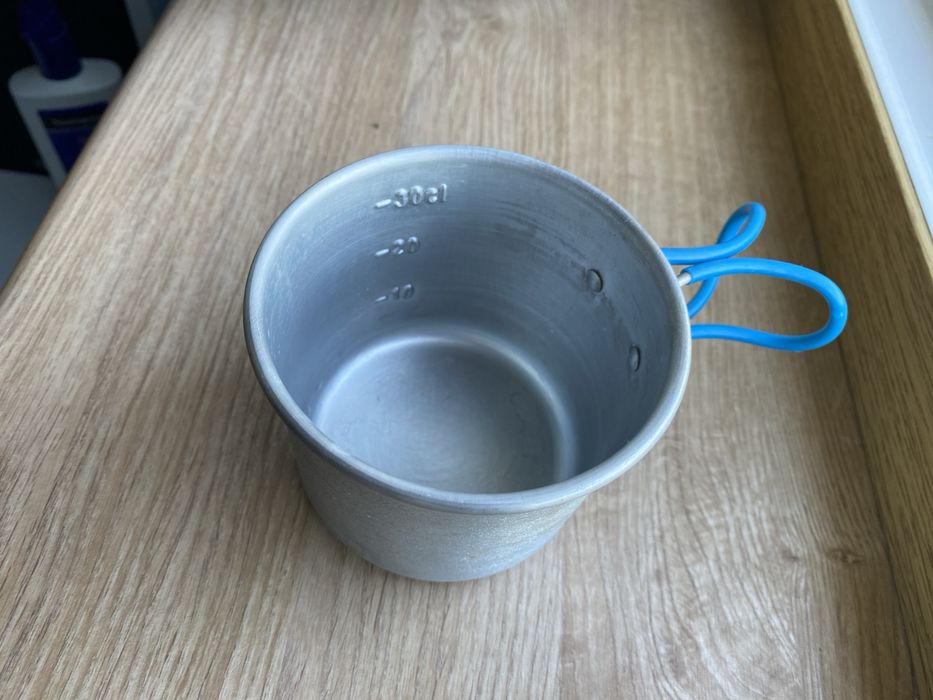 Kubek turystyczny nierdzewny 300 ml