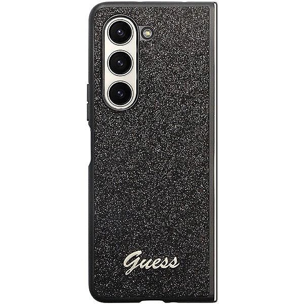 Etui Guess Glitter Script na Samsung Galaxy Z Fold 5 - czarne