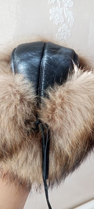 Шапка ушанка из песца